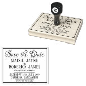 DIY Wedding Framed Save The Date Rubber Stamp Gummistempel (Stempel)