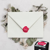 DIY Wedding Funny Imitats Red Wax Siegel Monogram Permastempel