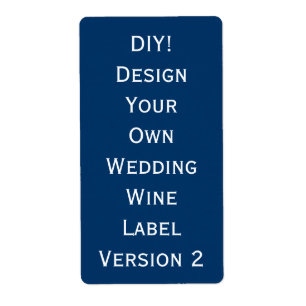 DIY Wedding Wine Label Design Ihre eigene V2