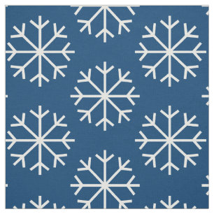 DIY-Weihnachtsdekoration Schneeflocken-Muster Stof Stoff