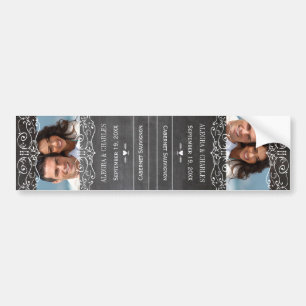 DIY-Weinlabels, die Sie zur Hochzeit schneiden Autoaufkleber