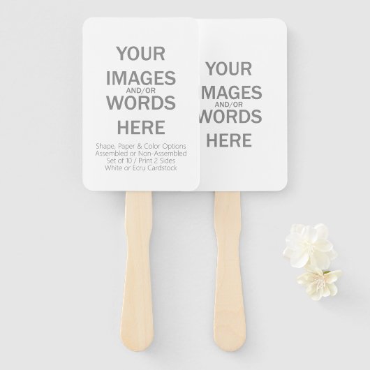 DIY (Weitere Optionen) - Fächer (Vorne und Hinten)