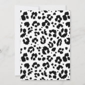 DIY Wild Letter Number Banner/Bunt-Einladung Einladung (Rückseite)