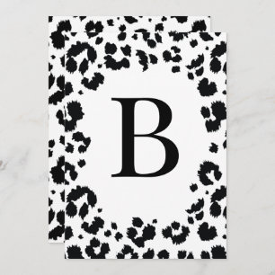 DIY Wild Letter Number Banner/Bunt-Einladung Einladung