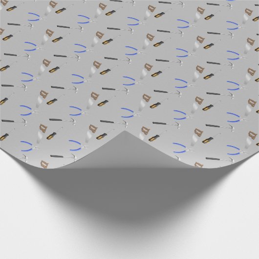 DIY Work Tools Geschenkpapier (Ecke)