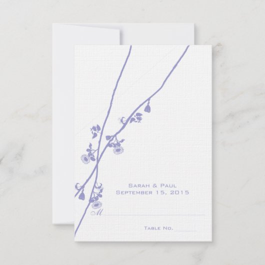 DIY You Score and Falten Zelt Hochzeit Platzkarten (Vorderseite)