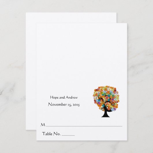 DIY You Score and Falten Zelt Hochzeit Platzkarten (Vorne/Hinten)