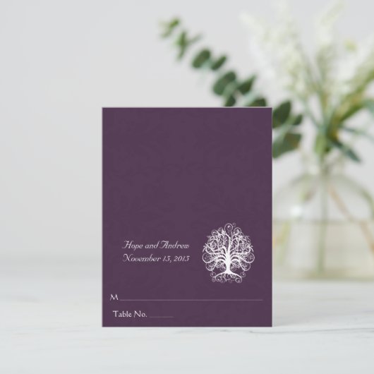 DIY You Score and Falten Zelt Hochzeit Platzkarten (Stehend Vorderseite)