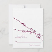 DIY You Score and Falten Zelt Hochzeit Platzkarten (Vorderseite)