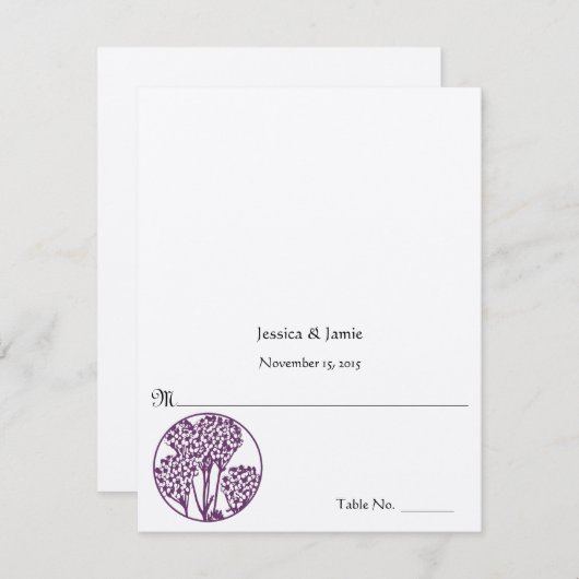 DIY You Score and Falten Zelt Hochzeit Platzkarten (Vorne/Hinten)