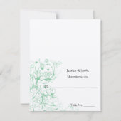 DIY You Score and Falten Zelt Hochzeit Platzkarten (Vorderseite)