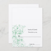 DIY You Score and Falten Zelt Hochzeit Platzkarten (Vorne/Hinten)