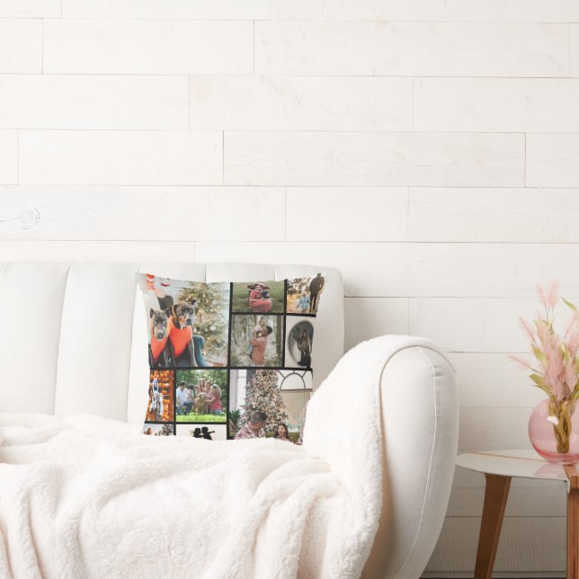 DIY YOUR | FAMILY Two Sided Family 10 Pictures Kissen (Liege)