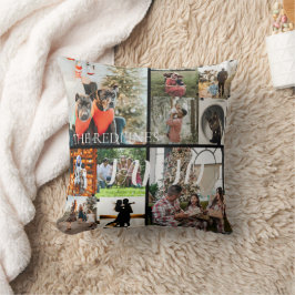 DIY YOUR | FAMILY Two Sided Family 10 Pictures Thr Kissen