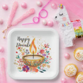Diya of Devotion Pappteller (Party)