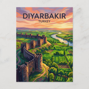 Diyarbakır-Mauern und Hevsel-Gärten Türkei Postkarte
