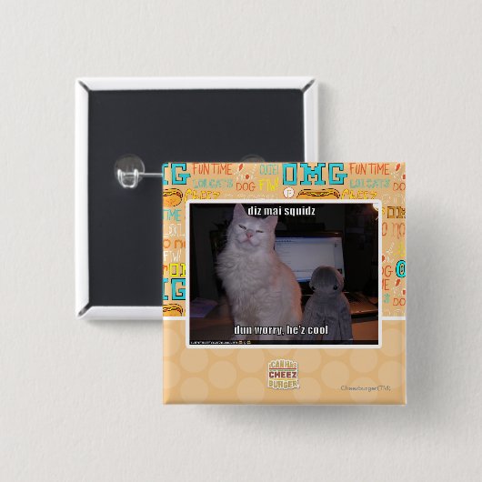 diz MAI squidz Button (Vorne & Hinten)