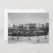 Dizengoff Circle in Tel Aviv in den 1930er Jahren Postkarte (Vorne/Hinten)