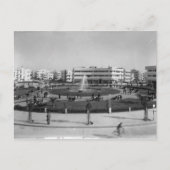 Dizengoff Circle in Tel Aviv in den 1930er Jahren Postkarte (Vorderseite)