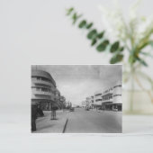 Dizengoff Street in Tel Aviv in den 1930er Jahren Postkarte (Stehend Vorderseite)