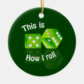 Dizenschmuck Keramik Ornament (Vorne)