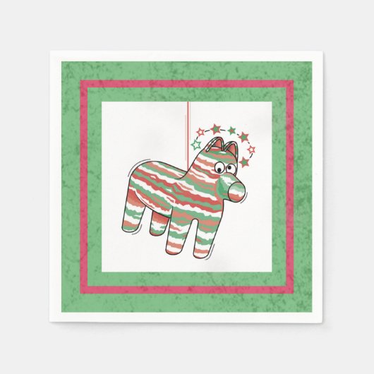 Dizzy Donkey Pinata Serviette (Vorderseite)