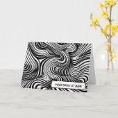 Dizzy Kaleidoskop Insomnie Spaß Karte (Gelbe Blume)