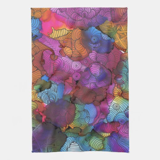 Dizzy Lizzy Geschirrtuch (Vertikal)