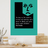 Dizzy Poster (Küche)