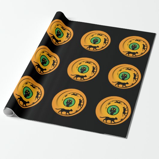 Dizzy Wheel Geschenkpapier (Ungerollt)