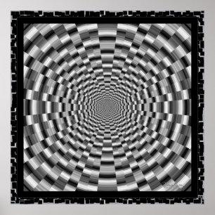 Dizzying bodenloser Brunnen Poster