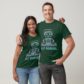 DJ 010101 Pixelkunst-Roboter T-Shirt (Unisex)