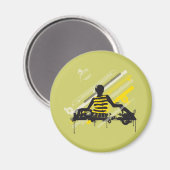 dj-2 magnet (Vorderseite/Rückseite)