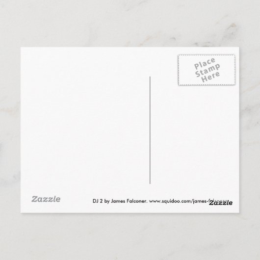 DJ 2 POSTKARTE (Rückseite)