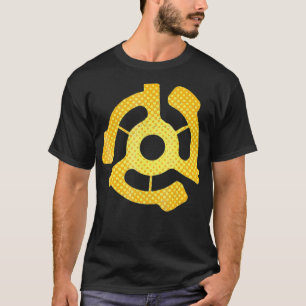 DJ 45 RPM Adapter im Vintage-Stil für Plattenspiel T-Shirt