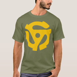 DJ 45 RPM Adapter Plattenspieler Musik T-Shirt