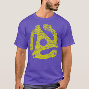 DJ 45 RPM Adapter Vintage Style Record-Turntable T-Shirt