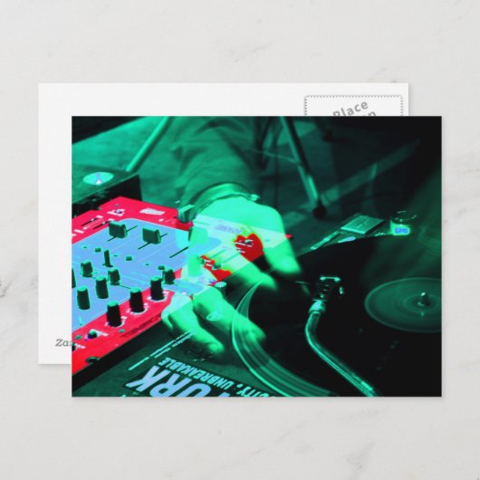 DJ 4 POSTKARTE (Vorne/Hinten)