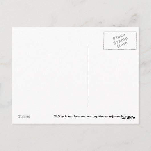 DJ 5 POSTKARTE (Rückseite)