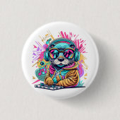 Dj-90er-Vibes Button (Vorderseite)