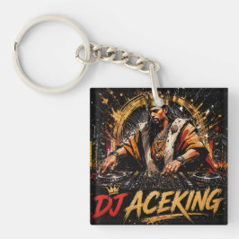 DJ ACEKING DOPPELSEITIG SCHLÜSSELANHÄNGER