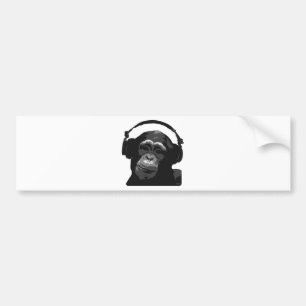 DJ-AFFE AUTOAUFKLEBER