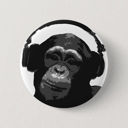 DJ-AFFE BUTTON (Vorderseite)