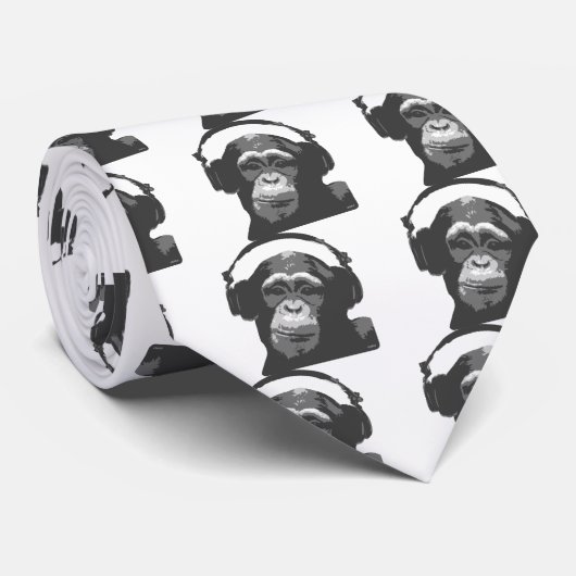 DJ-AFFE KRAWATTE (Gerollt)