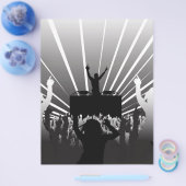 dj-alb-negru-cu-fete flyer (Einzeln)