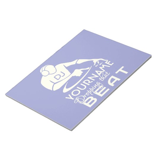 DJ-angepasstes Notizblock (angewinkelt)