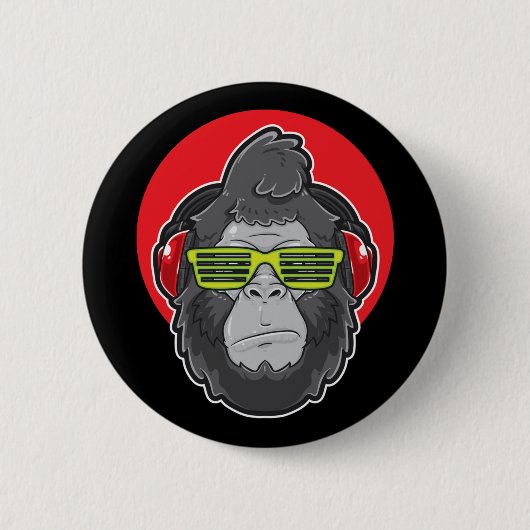 Dj Ape Button (Vorderseite)