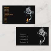 DJ-Arm-Visitenkarte Visitenkarte (Vorne/Hinten)