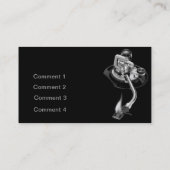 DJ-Arm-Visitenkarte Visitenkarte (Rückseite)