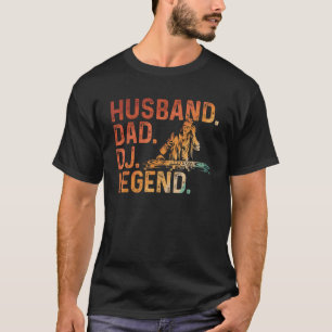 DJ Art for Husband Vater Music Producer Disk Jocke T-Shirt